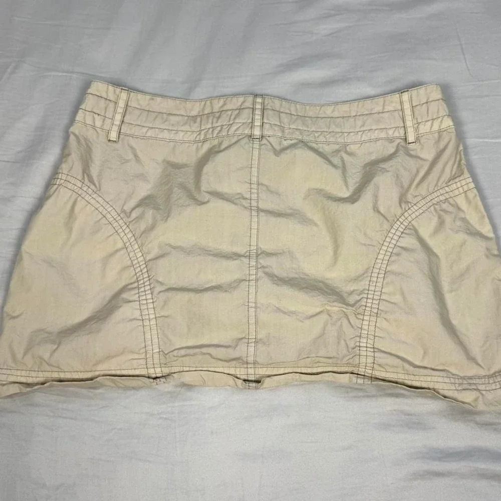 Vintage y2k Wet Seal beige cargo mini skirt - Picture 5 of 5